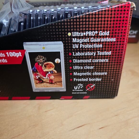 66 Ultra Pro Collector Card Holders 
One touch Magnetic Closure 
Ultra Clear - Picture 6 of 7
